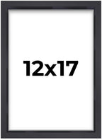 12x17 Shadow Box Frame Contemporary Black | 1'' Depth of Usable Space| Interior Size 12x17 or 17x12 Inches| UV Resistant Acrylic
