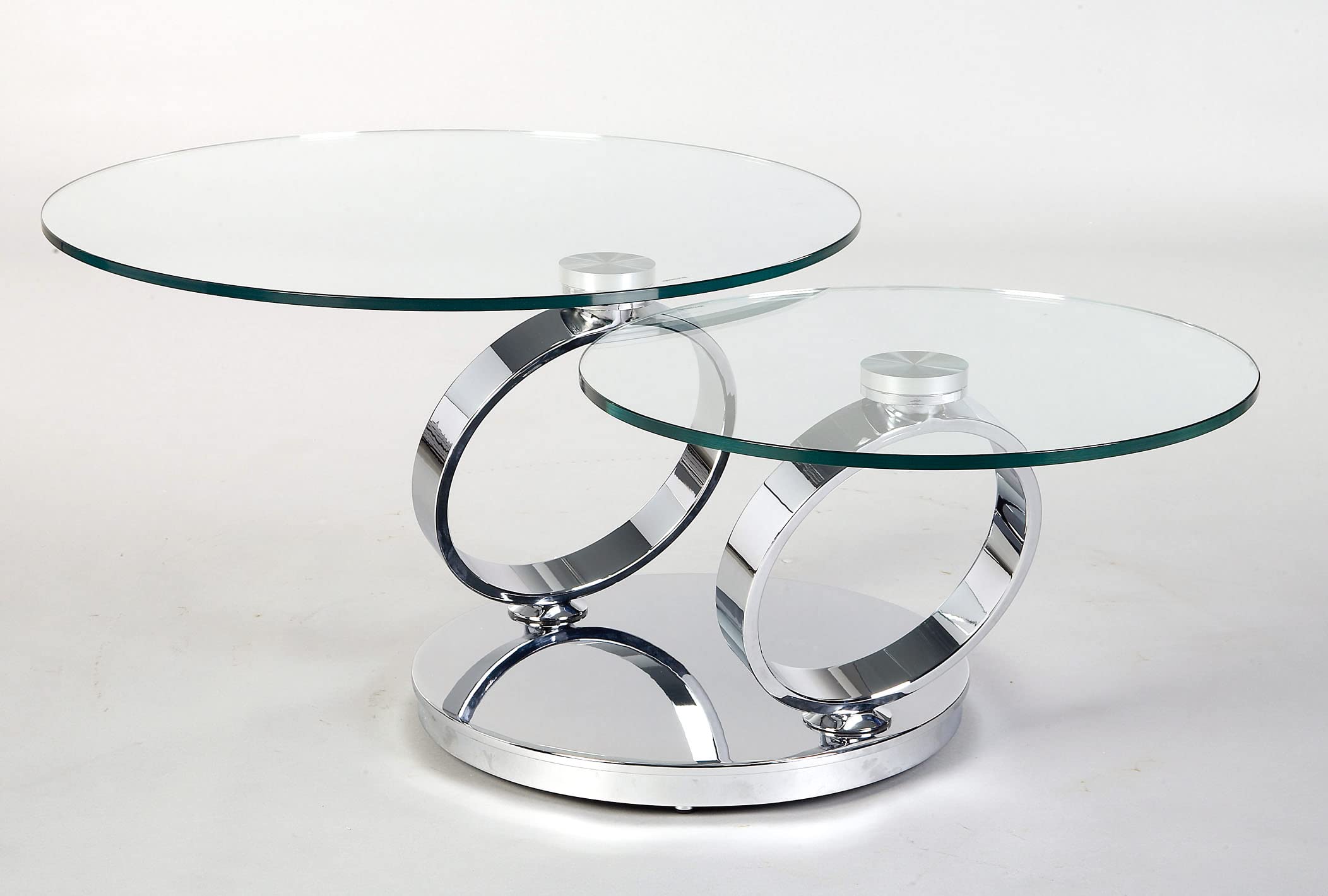 Neos Modern Furniture CT6233-Ch-N Coffee Table, Chrome