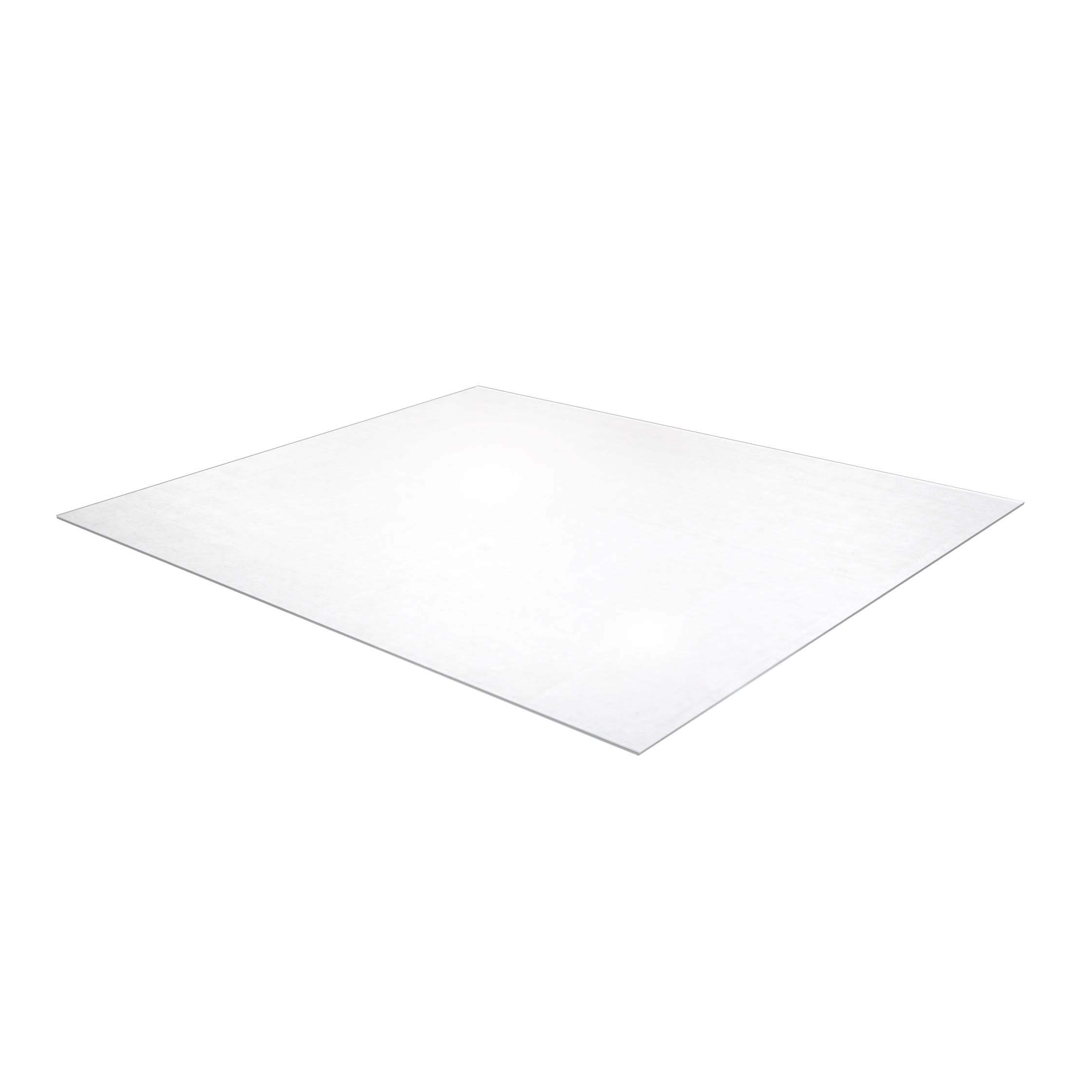 Floortex Polycarbonate XXL Office Mat 60&quot; x 60&quot; for Hard Floors, Clear (FR1215015019ER)