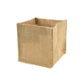 Firefly Imports Burlap Cube Square Vase Holder, 5-inch x 5-inch