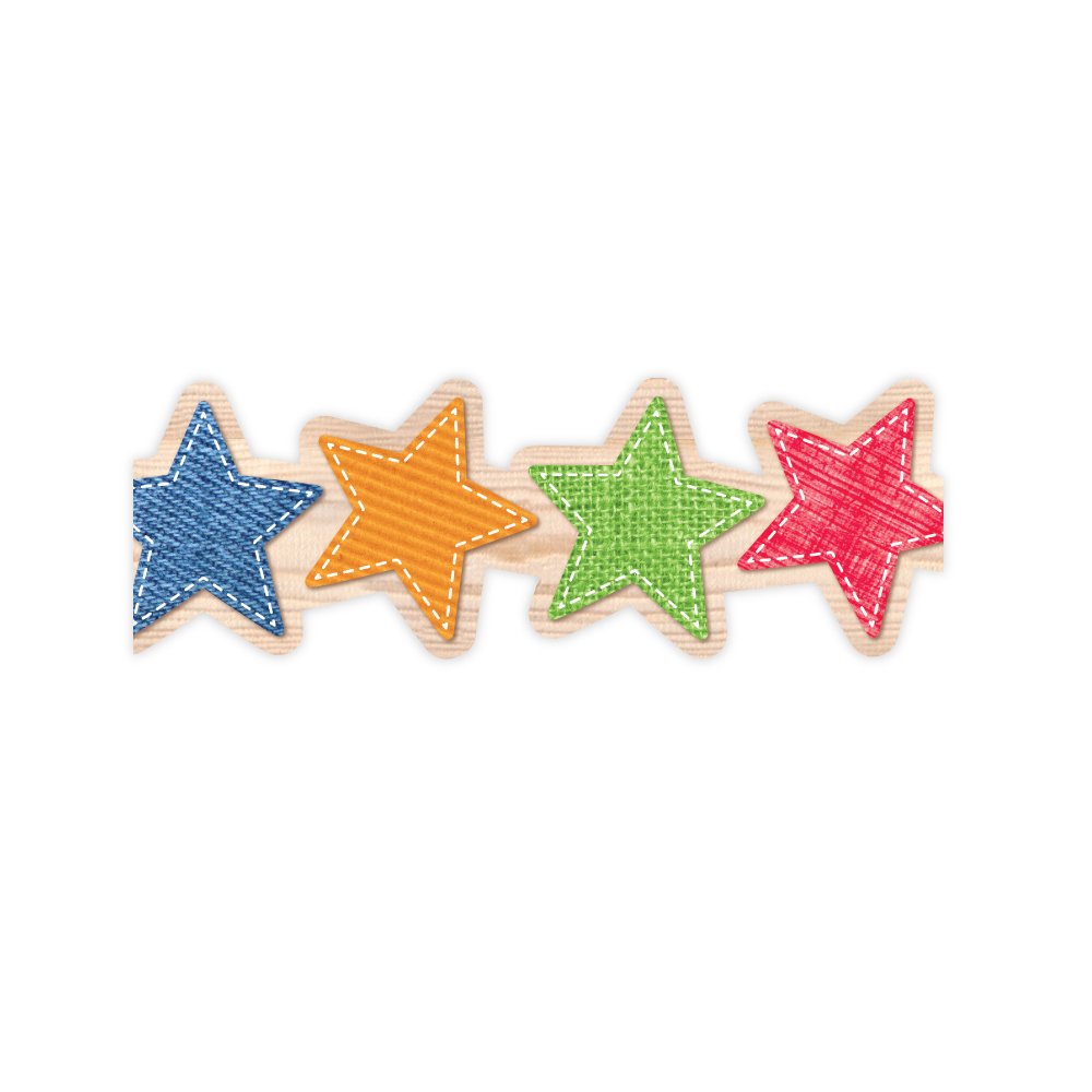Creative Teaching Press Upcycle Style Stars Border (8383)