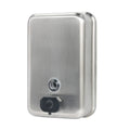 Stardrix Heavy Duty Stainless Steel Wall Mount Soap Dispenser, 1100ml/37oz, with Corrosion Proof Lining and Anti-Leak Pump for C