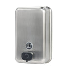 Stardrix Heavy Duty Stainless Steel Wall Mount Soap Dispenser, 1100ml/37oz, with Corrosion Proof Lining and Anti-Leak Pump for C