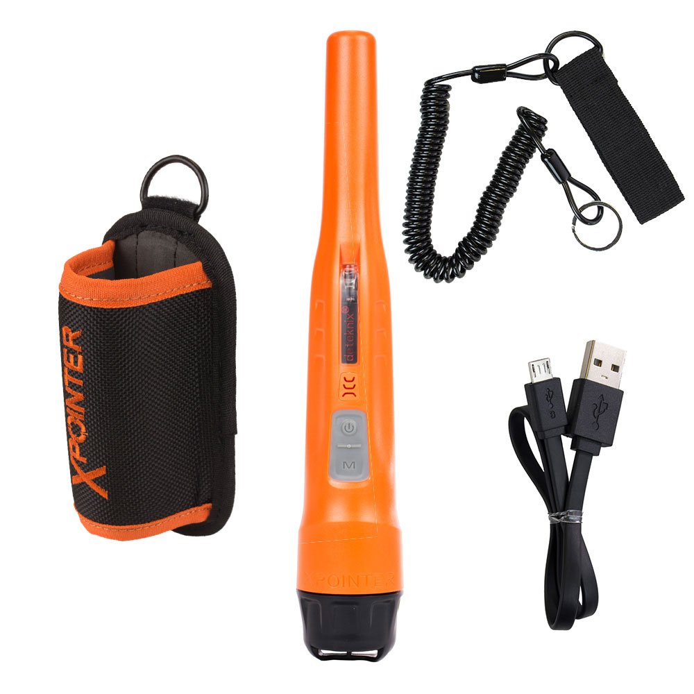 Quest Metal Detector Xpointer Pro User Friendly Pin Pointer With Vibration Alert, 200Ft Waterproof Protection, And Rechargeable