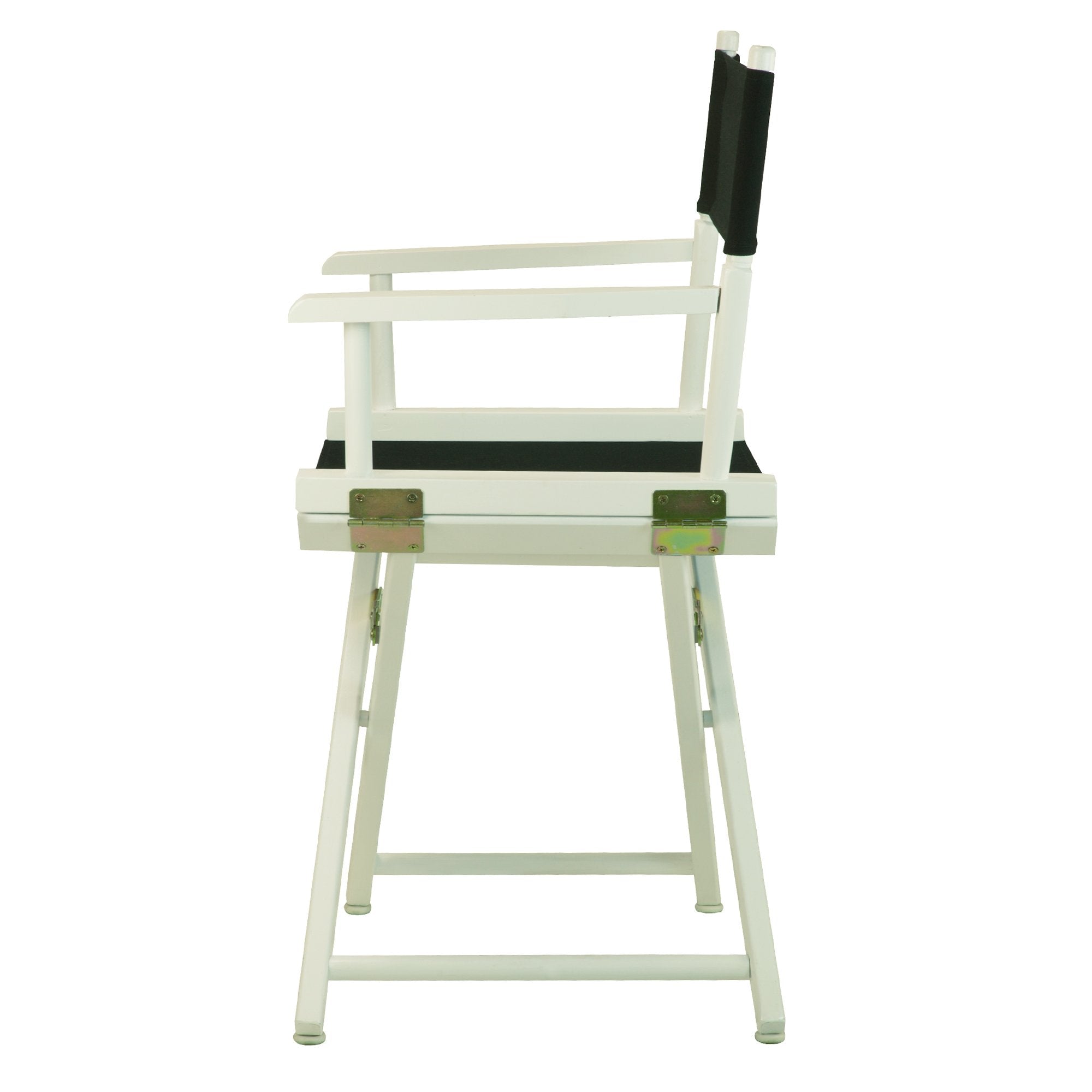 Casual Home 18&quot; Director'S Chair White Frame With Black Canvas
