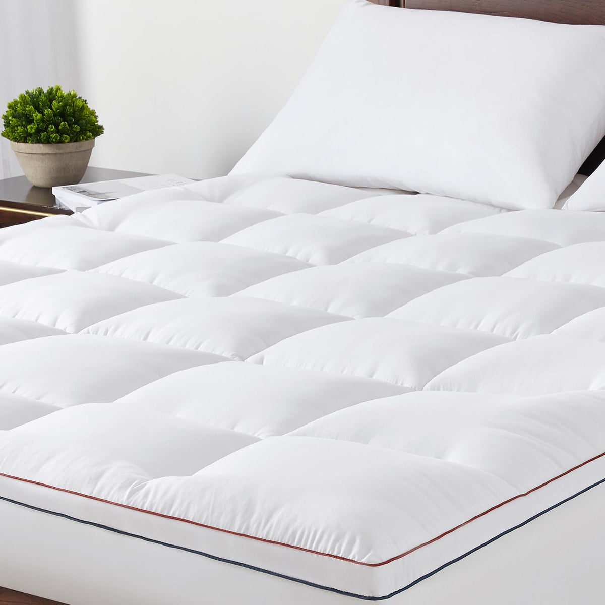 Jkmax Mattress Topper Full - Pillow Top Mattress Topper Pad Extra Thick Cover With Deep Pocket - Mattress Topper For Back Pain -