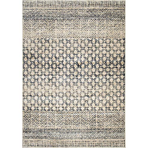 Adagio Arrowhead Indoor Area Rug - 8'10&quot; X 13' Light Blue, Bohemian Global Design, Stain-Resistant, Easy To Clean, Durable Rug For Living Room, Or Bedroom Home Decor