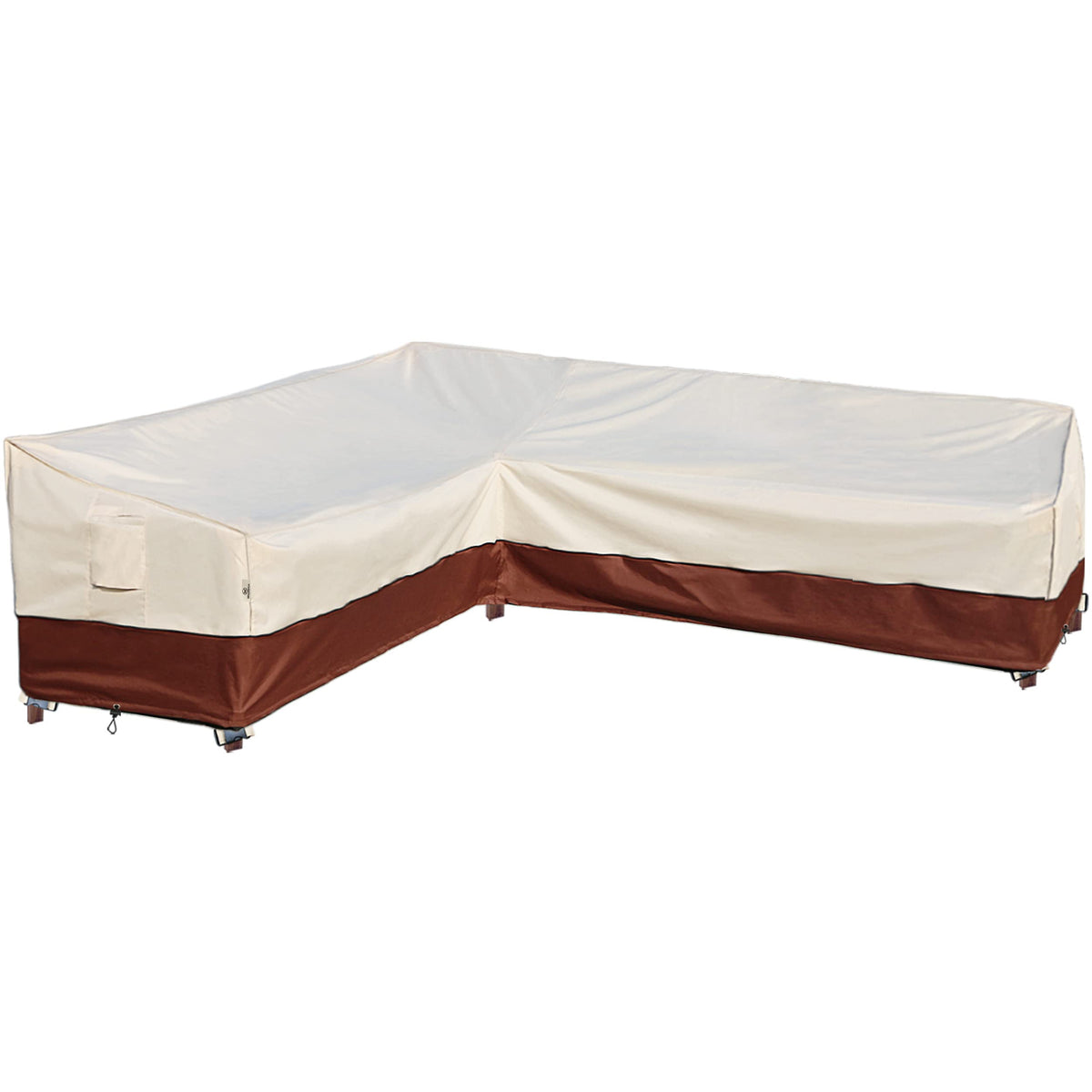 Westblue Patio Outdoor Sectional Cover Outdoor Patio Furniture Covers Waterproof Rip-Stop Anti-Uv 600D Heavy Duty Outdoor Couch