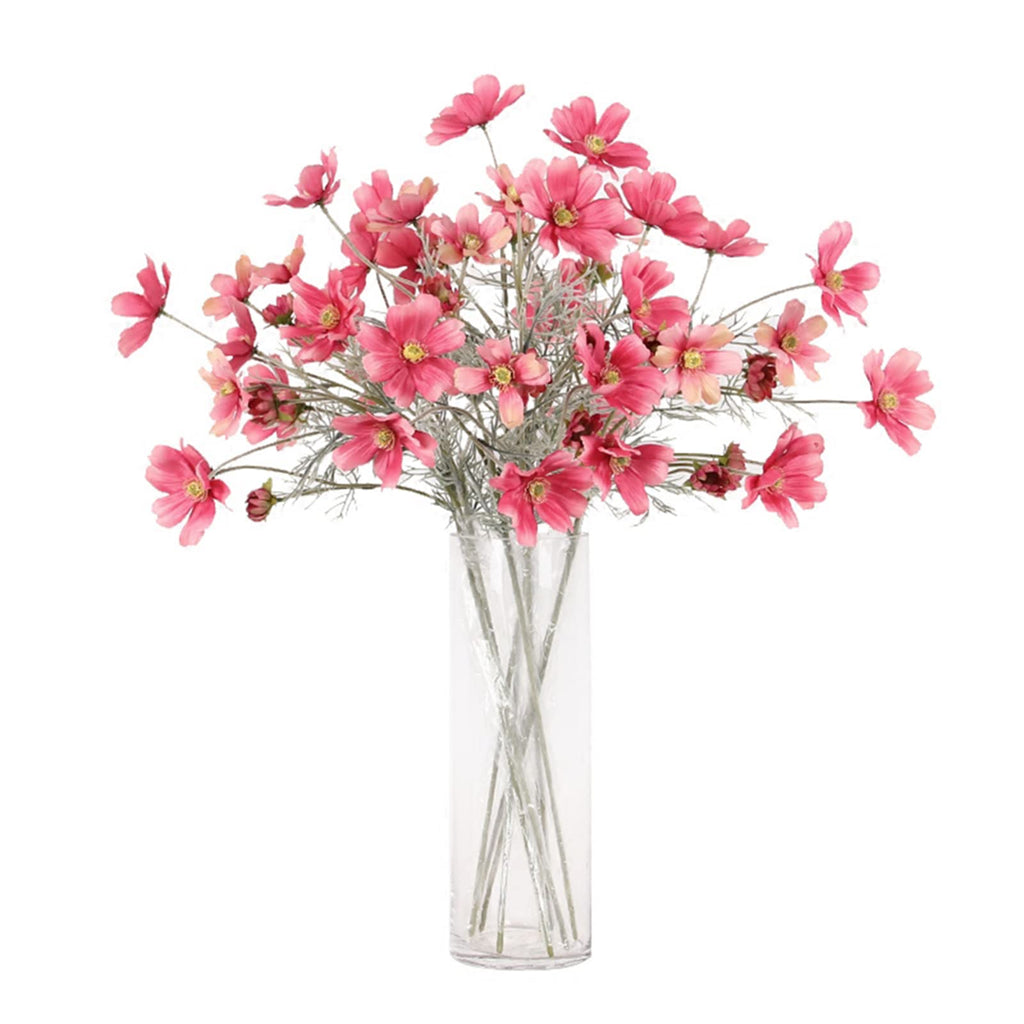 2 Pcs Artificial Flowers Plants Coreopsis Silk Flower Arrangements Wedding Bouquets Decorations Plastic Floral Table Centerpiece