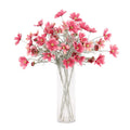 2 Pcs Artificial Flowers Plants Coreopsis Silk Flower Arrangements Wedding Bouquets Decorations Plastic Floral Table Centerpiece