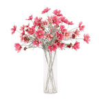 2 Pcs Artificial Flowers Plants Coreopsis Silk Flower Arrangements Wedding Bouquets Decorations Plastic Floral Table Centerpiece
