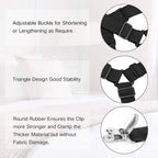 Bed Sheet Fasteners, Adjustable Triangle Elastic Suspenders Gripper Holder Straps Clip For Bed Sheets, Mattress Covers, Sofa Cus