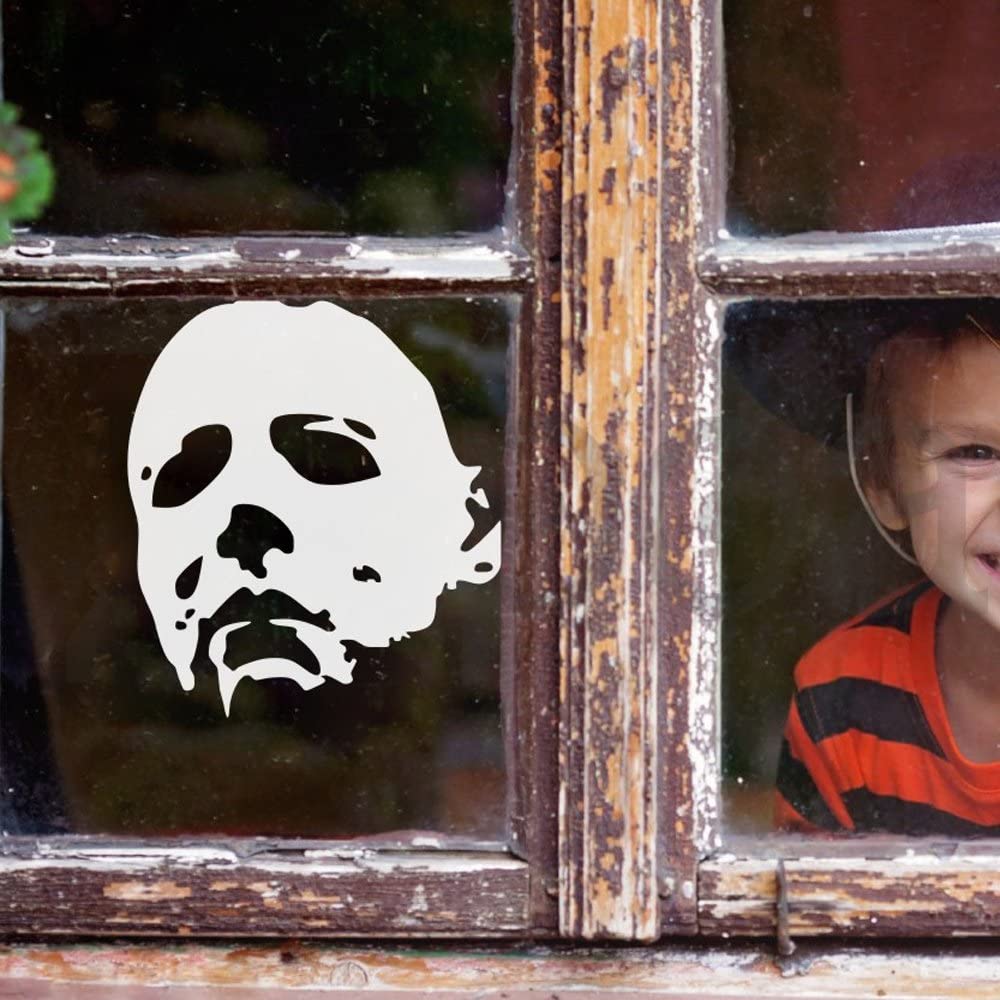 Michael Myers Halloween Halloween Horror Sticker White Car Window Vinyl Art Decal