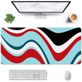 Auhoahsil Large Mouse Pad, Full Desk Xxl Extended Gaming Mouse Pad 35' X 15', Waterproof Desk Mat W/Stitched Edge, Non-Slip La