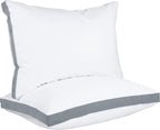 Utopia Bedding Bed Pillows For Sleeping Queen Size (Grey), Set Of 2, Cooling Hotel Quality, Gusseted Pillow For Back, Stomach Or