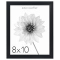 Americanflat 8x10 Picture Frame with Shatter-Resistant Glass - Soho Collection - Gallery Style Deep Molding Frame for Tabletop a