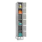 Safco Products 5524Gr Six Tier Box Locker, Gray