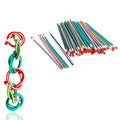 Yueton Pack Of 10 Colorful Stripe Magic Flexible Bendy Bendable Soft Pencils With Eraser Writing Gift For Children Kids (Randoml
