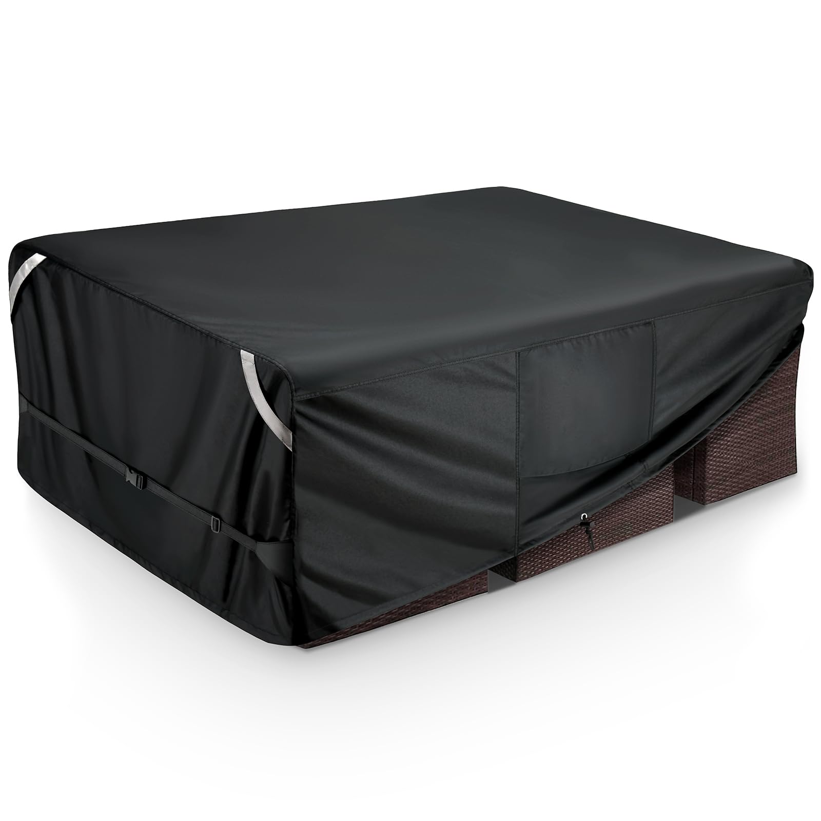 Cosfly Waterproof Patio Furniture Covers For Table And Chair Set, Rectangular Outdoor Sectional Sofa Covers Large - Fits Up To 1