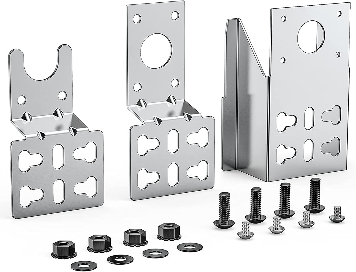 Onlyfire 6902 Universal Barbecue Grill Stainless Steel Rotisserie Motor Bracket Set