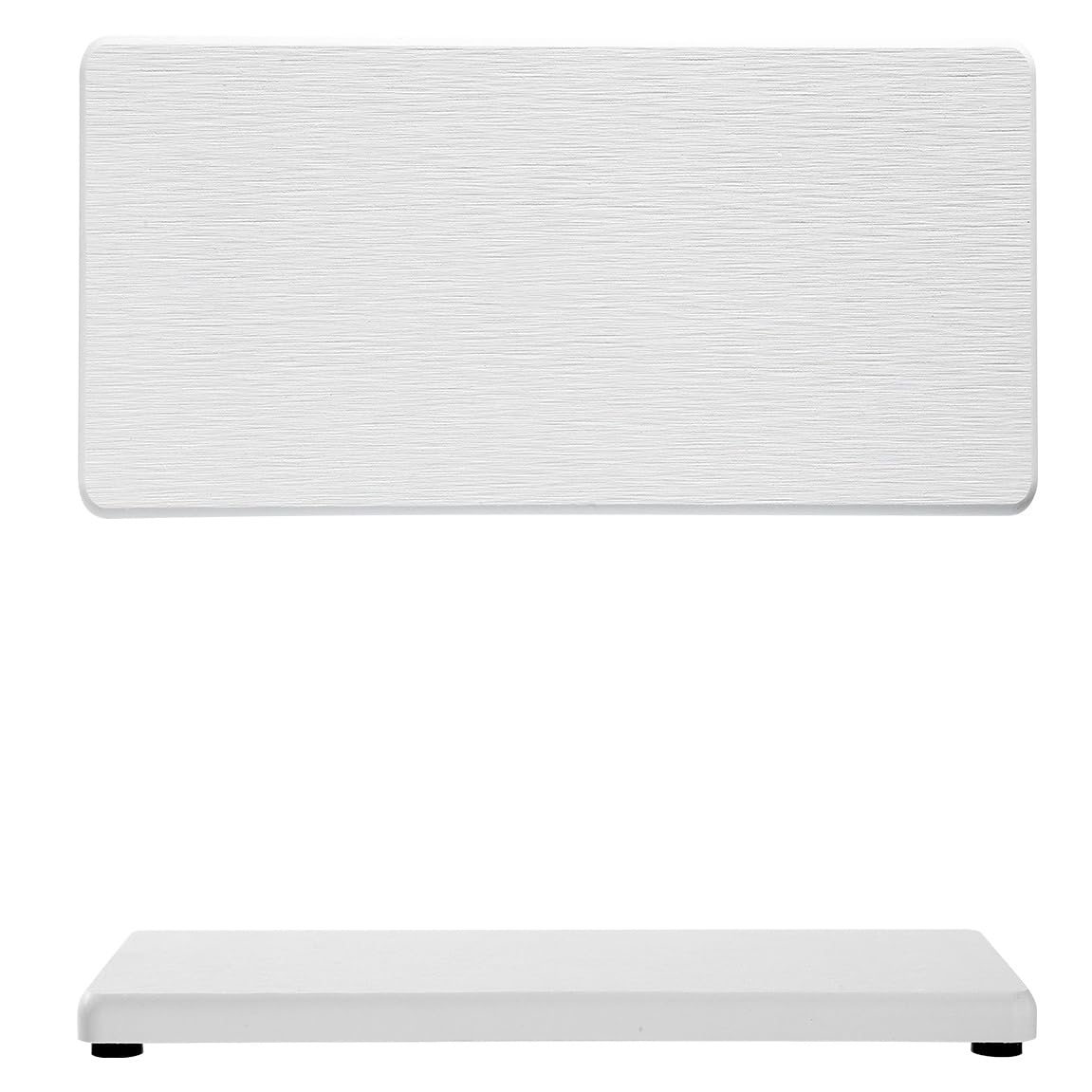 2PCS 7x3.5 Water Absorbing Bathroom Sink Vanity Trays, Diatomite Stone Quick Drying Mat for Kitchen Counter, Dish Rack Dispenser