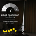 Lazzzy Velvet Grey Blackout Curtains 96 Inches Long Thermal Insulated Drapes For Bedroom Living Room Darkening Window Treatments Rod Pocket 2 Panels, W62 X L96