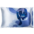 Jay Franco Disney Pixar Inside Out Ennui Satin Pillowcase - Standard Size 20X30 Inch Silky Soft Blue Premium Pillow Cover
