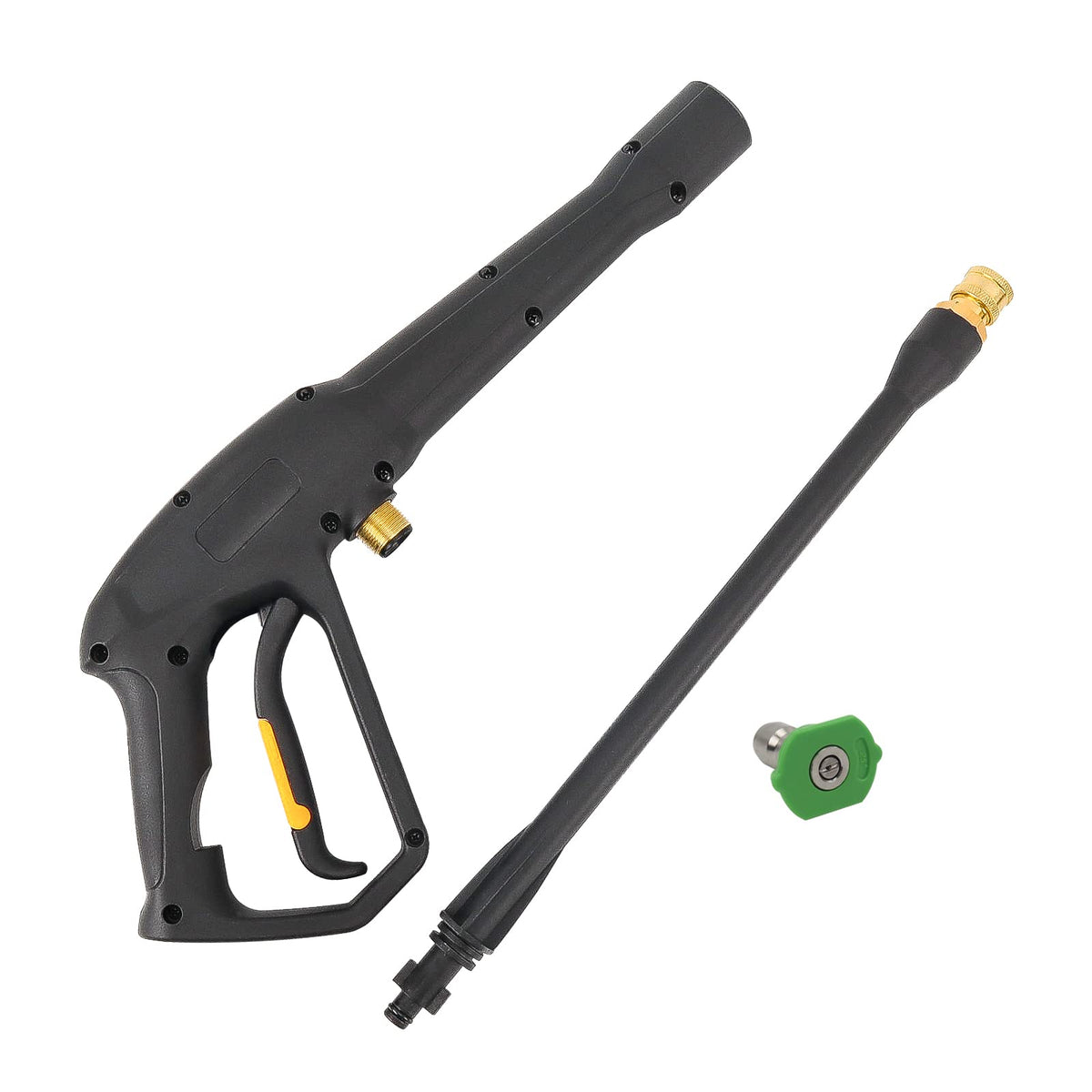 Bear Force High Pressure Water Spray Gun Wand Jet Nozzle Tips, Power Washer Water Gun Compatible With Some Of Greenworks Karcher