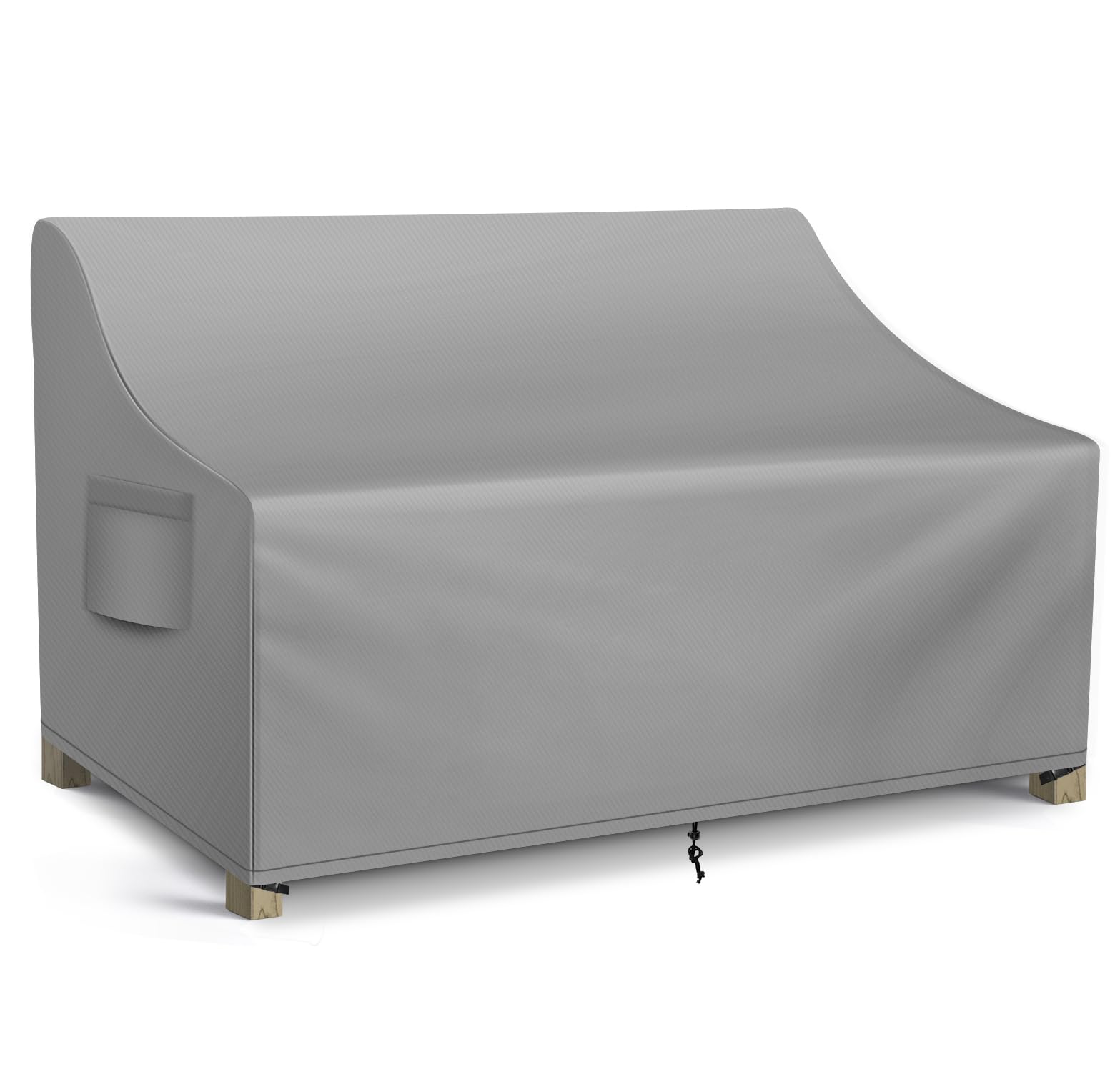 Wleafj Patio Sofa Cover Waterproof, 3-Seater Outdoor Sofa, Heavy Duty Deep Lounge Loveseat, Large Lawn Furniture With Air Vent, 79’’ W X 37’’ D X 35’’ H, Grey