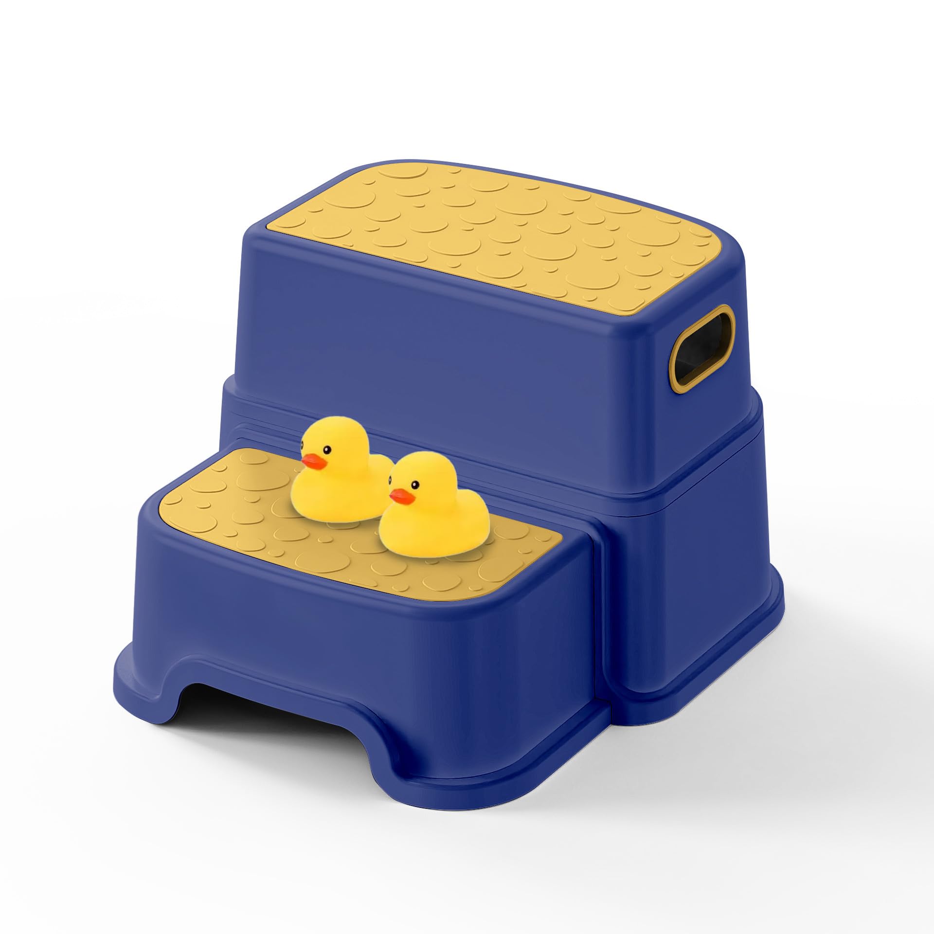 Toddler Step Stool for Kids - Non-Slip 2 Step Stool for Potty Training & Bathroom Sink, Dual Height 9.5, Sturdy Safety Nursery S