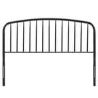 Modway MOD-6150-BLK Nova Queen Metal Headboard, Black