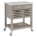 Noelle Grey Kitchen Cart