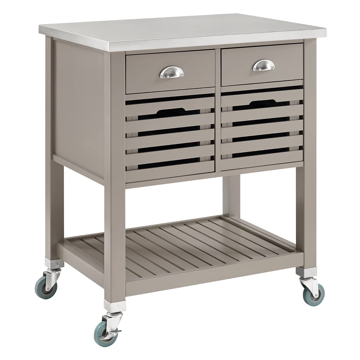 Noelle Grey Kitchen Cart