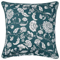 Ikea Cushion Cover, In/Outdoor, 50X50 Cm (20X20) (Idalinnea, Blue/White, Floral Patterned, Cotton)