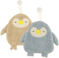 bosig ( Pack of 2 Hanging Hand Towels  Ultra Soft Coral Fleece Penguin Hand Bath Towel with Hanging Loop  Absorbent Towel for