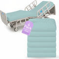 BLISSFORD  6 Pack Fitted Hospital Bed Sheets with Elastic All Around for a Perfect Fit  Cotton Rich Soft Knitted Jersey Sheet,
