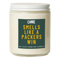 CE Craft - Smells Like A Packers Win Candle - Football Themed Candle, Gift for Dad, Gift for Son, Green Bay Gift, Green Bay Them