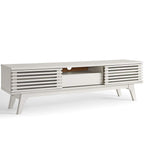 Modway Render Mid-Century Modern Low Profile 59 Inch Tv Stand In White