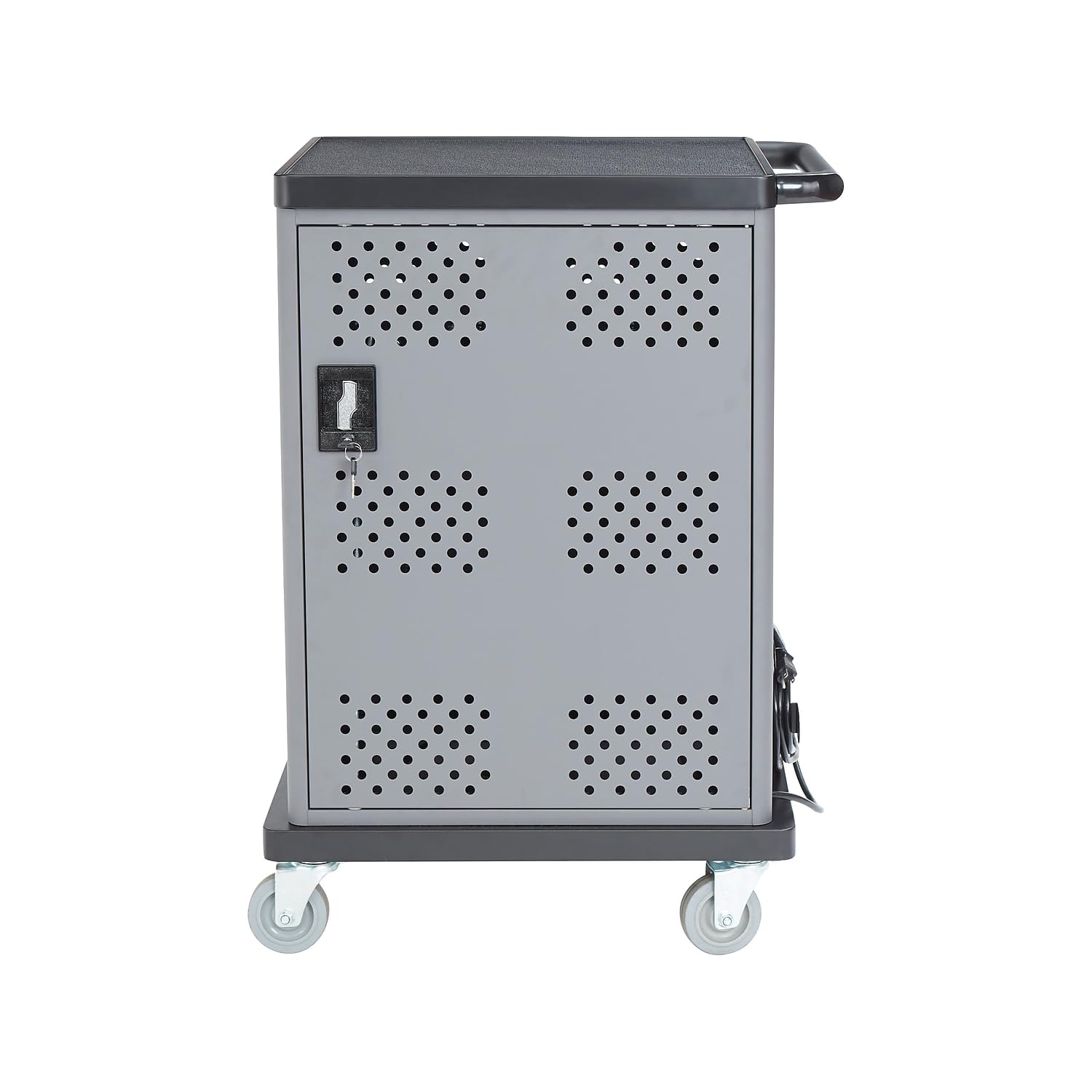 National Public Seating, Duet Charging Cart, Width 28 In, Height 38.25 In, Depth 22 In, Model# Dcc