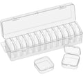 Cuzenal 12PC Rectangle Storage Box Set with Lids