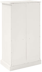 Crosley Furniture Seaside Accent Storage Cabinet, Bar, Buffet For Kitchen, Living Room, Or Entryway, White