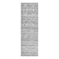 Kosas Home Hoeft 30 x 96 Transitional Polyester Fabric Area Rug in Gray