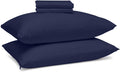 Circleshome Pillow Covers With Zipper King Size - 2 Pack - 100% Cotton Soft And Breatheable Pillow Protectors - Protects Pillows
