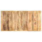 vidaXL Dining Table 70.9"x35.4"x29.9" Solid Rough Mango Wood