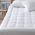 Oaskys King Mattress Pad Cover Cooling Mattress Topper Pillow Top With Down Alternative Fill (8-21   Fitted Deep Pocket King Siz