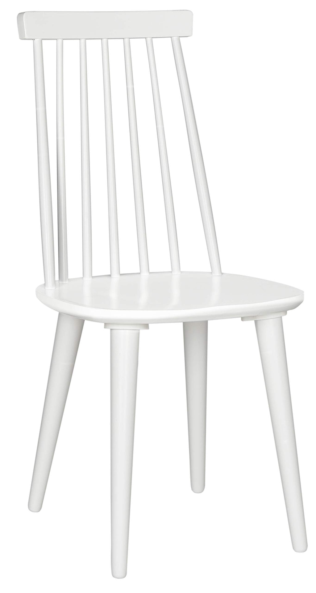 Safavieh American Homes Collection Burris Country Farmhouse White Spindle Side Chair (Set Of 2)