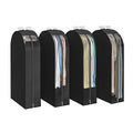 Jollygleam Black Garment Bags for Hanging Clothes, 4Pack, 32