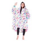 THE COMFY Dream Wearable Blanket Microfiber Confetti One Size