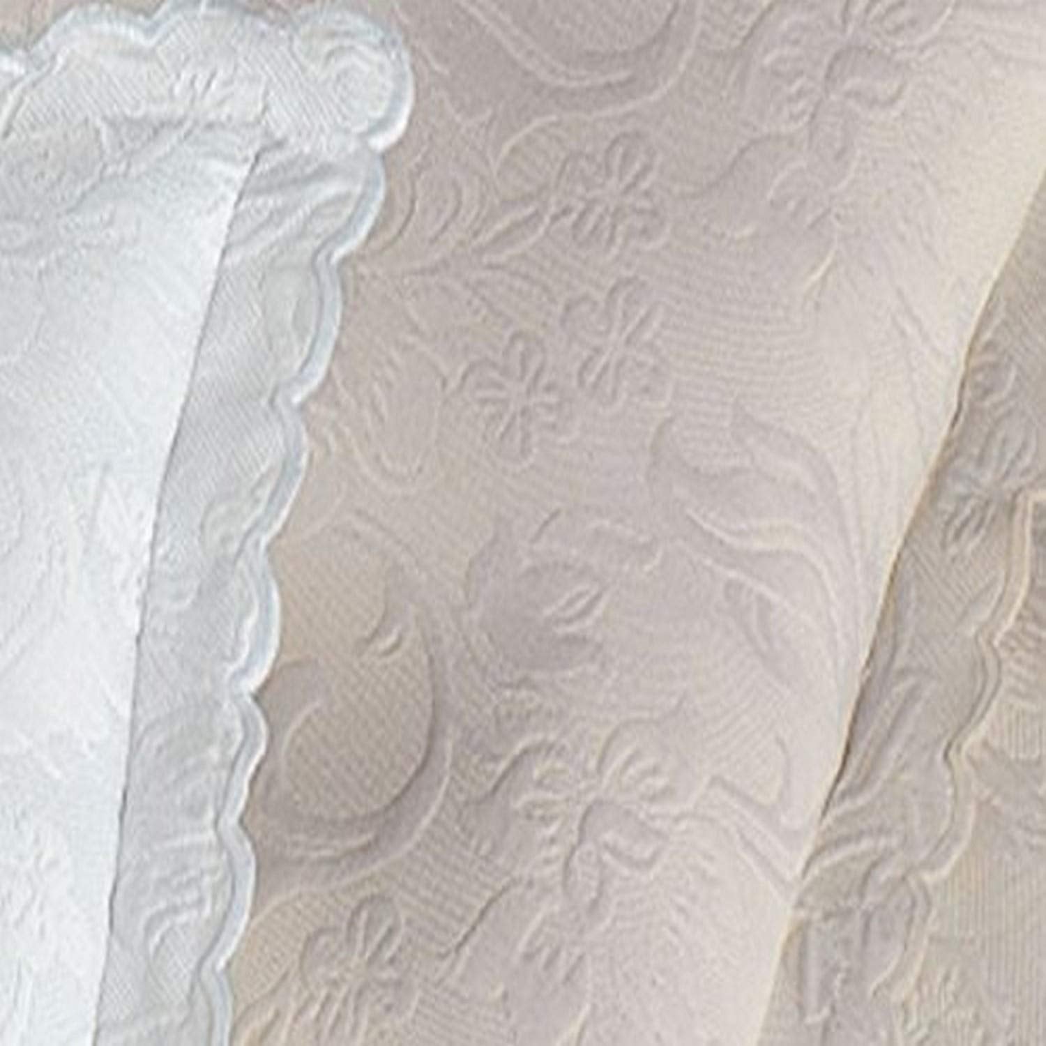 La Rochelle 21283 Botanica Sham Scalloped, Euro, Ecru
