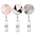Retractable Badge Reel Clip, Badge Holder With Alligator Clip, Cute Badge Clip On Id Name Card Holders For Nurse Doctor And Offi